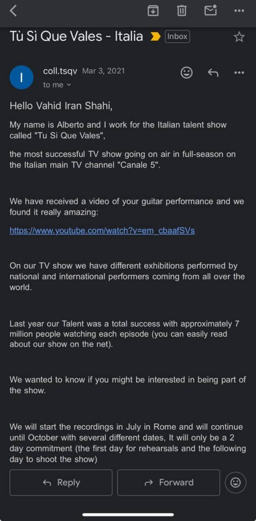 interview and collaboration requests