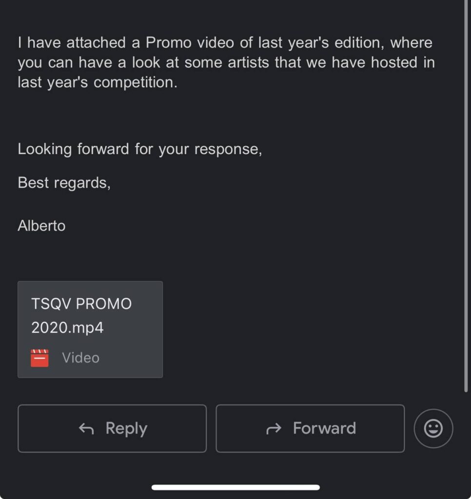 interview and collaboration requests