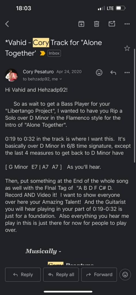 interview and collaboration requests