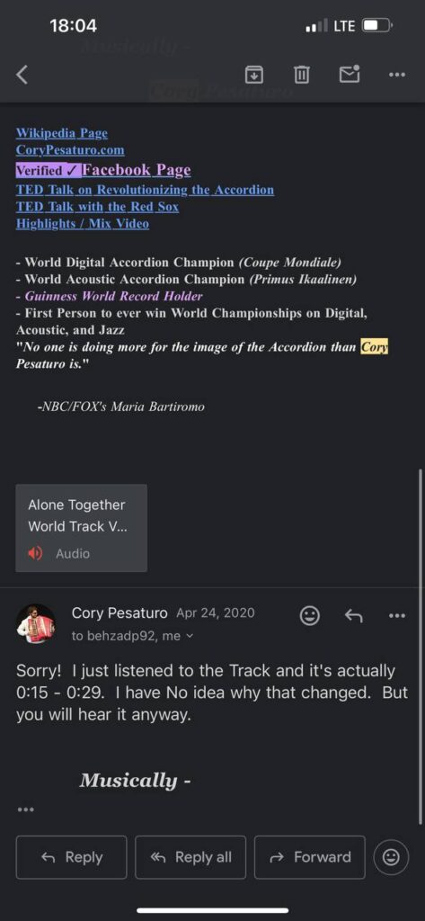 interview and collaboration requests