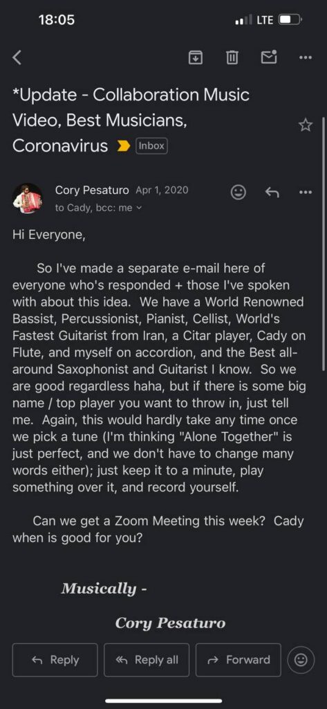 interview and collaboration requests